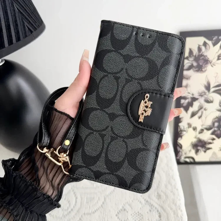 Coach Monogram Leather iPhone Case Bag