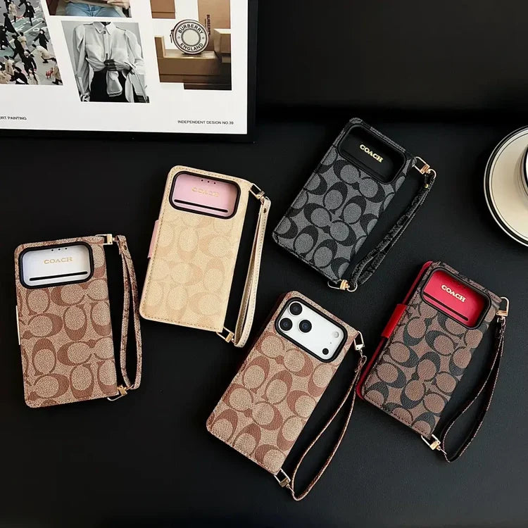 Coach Monogram Leather iPhone Case Bag