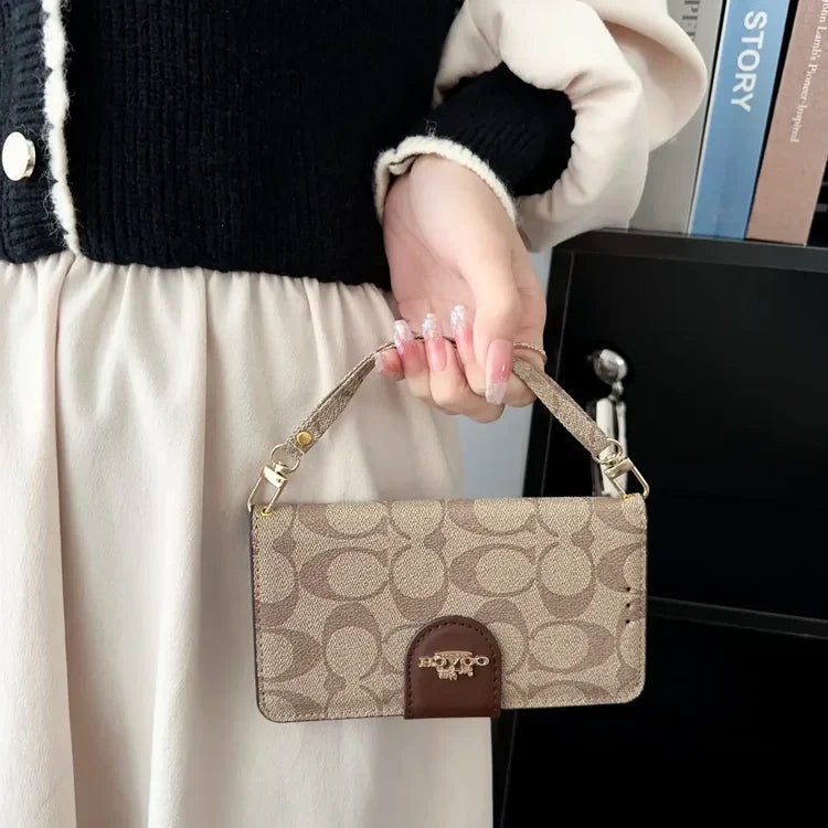 Coach Monogram Leather iPhone Case Bag