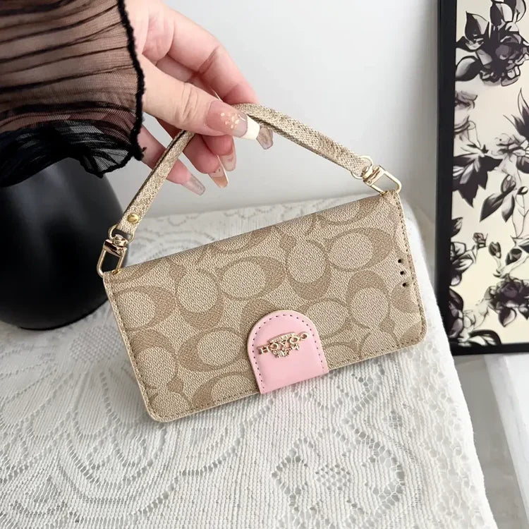 Coach Monogram Leather iPhone Case Bag