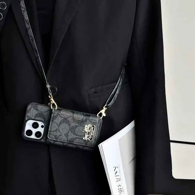 Coach iPhone Case with cardholder
