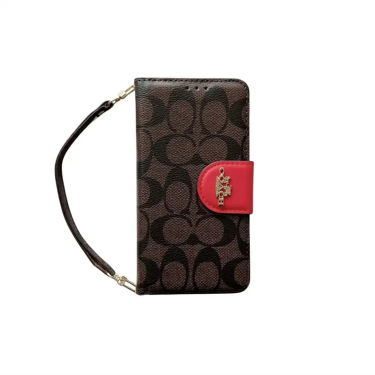 Coach Monogram Leather iPhone Case Bag
