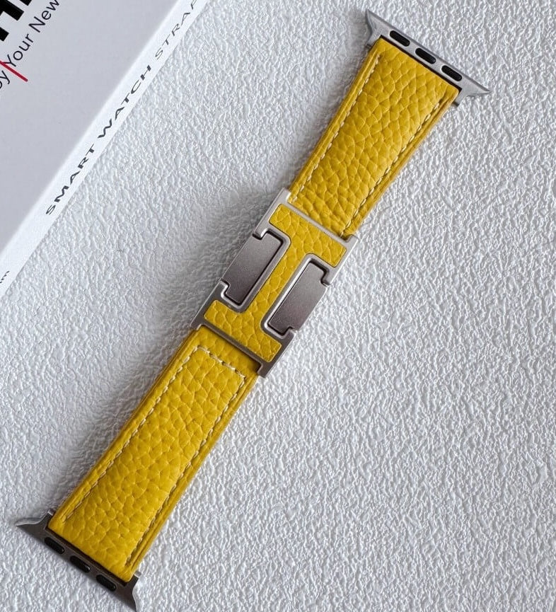 Fashion H Leather Strap
